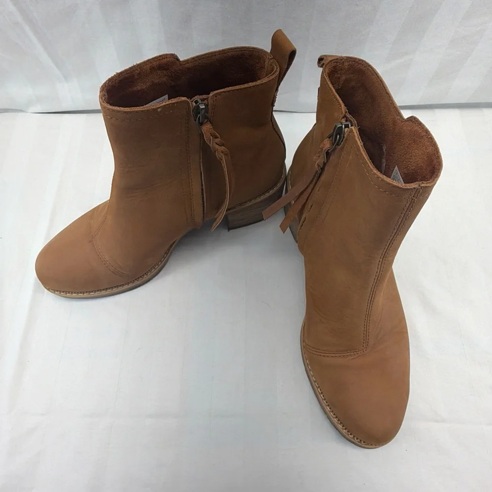 Toms‎ Brown Ankle Booties